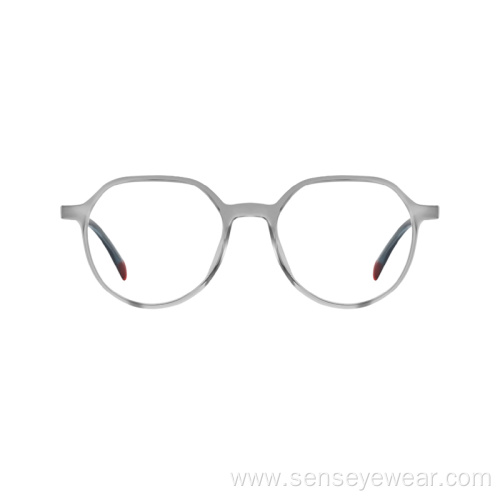 Round Fashion ECO Acetate Optical Designer Glass Frame